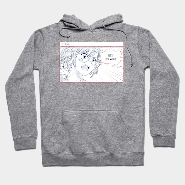 Funny Japanese Manga Girl Artwork Hoodie by New East 